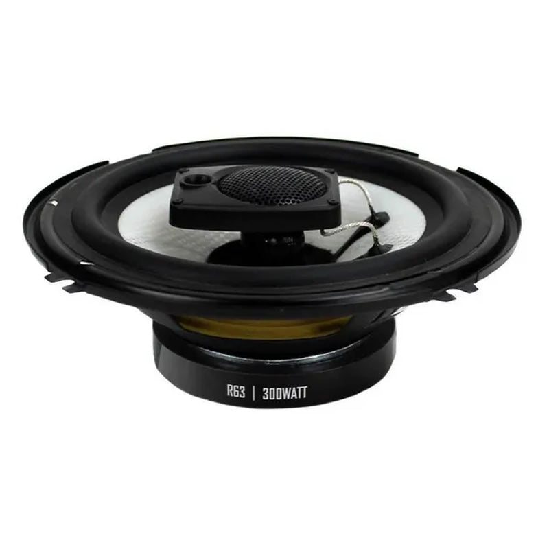 Boss R63 6.5 Inch 300W 3 Way Car Audio Coaxial 4 Ohm Stereo Speakers (Pair)