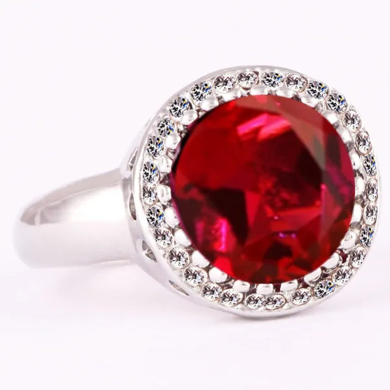 Huge Ruby Sapphire Ring