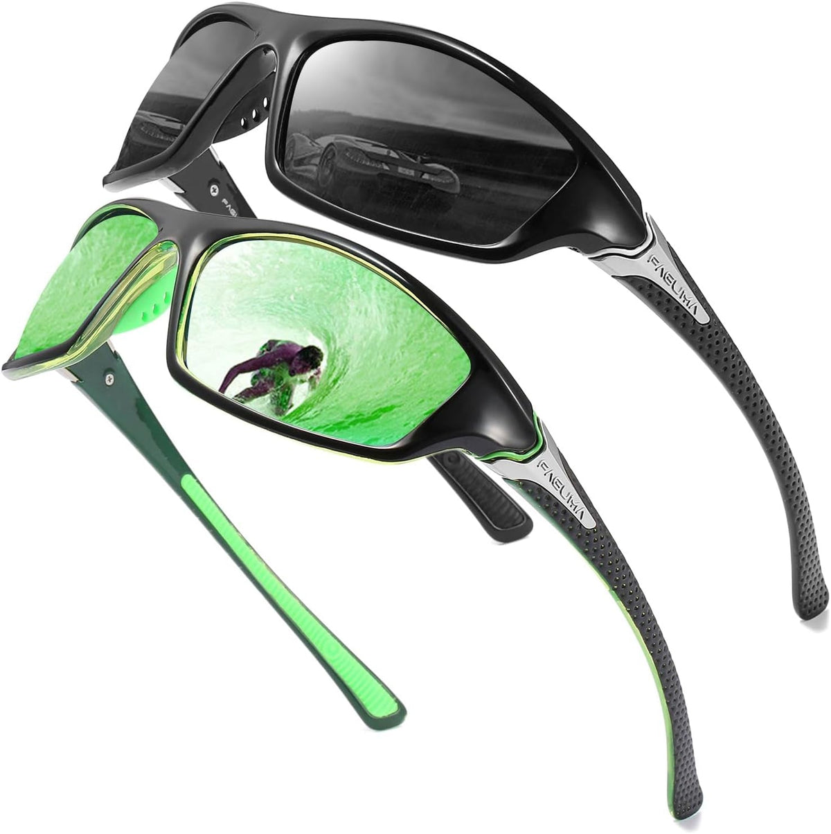 Sports Polarized Sunglasses For Men Cycling Driving Fishing 100% UV Protection