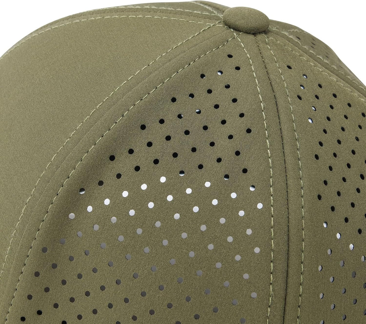 Men Quick Dry Baseball Cap Laser Cut Mesh Ball Curved Brim Snapback Hat