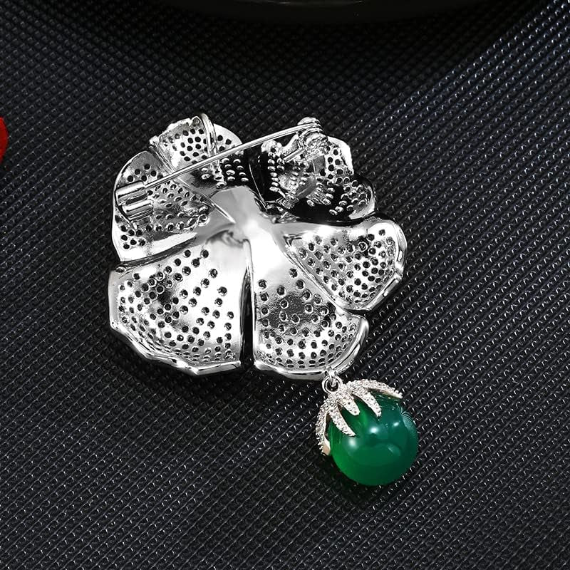 Brooches and Pins for Women Fashion Flower Brooches for Women Elegant Broches Costume Jewelry Brooch Lady Pins Christmas Holiday