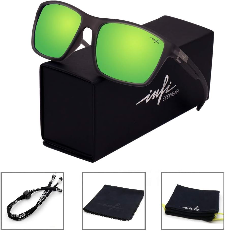 Fishing Sunglasses for Men Driving Running Golf Sports Glasses Square UV Protection Designer Style Unisex