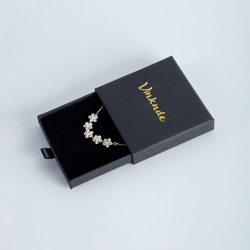Unique Luxury Custom Logo Sliding Cardboard Paper Gift Jewellery Travel