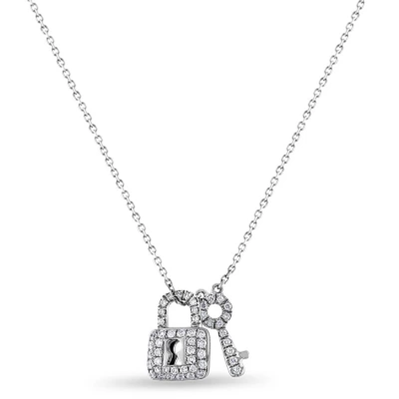 0.18 CT. T.W. Diamond Pendant in 14K Gold