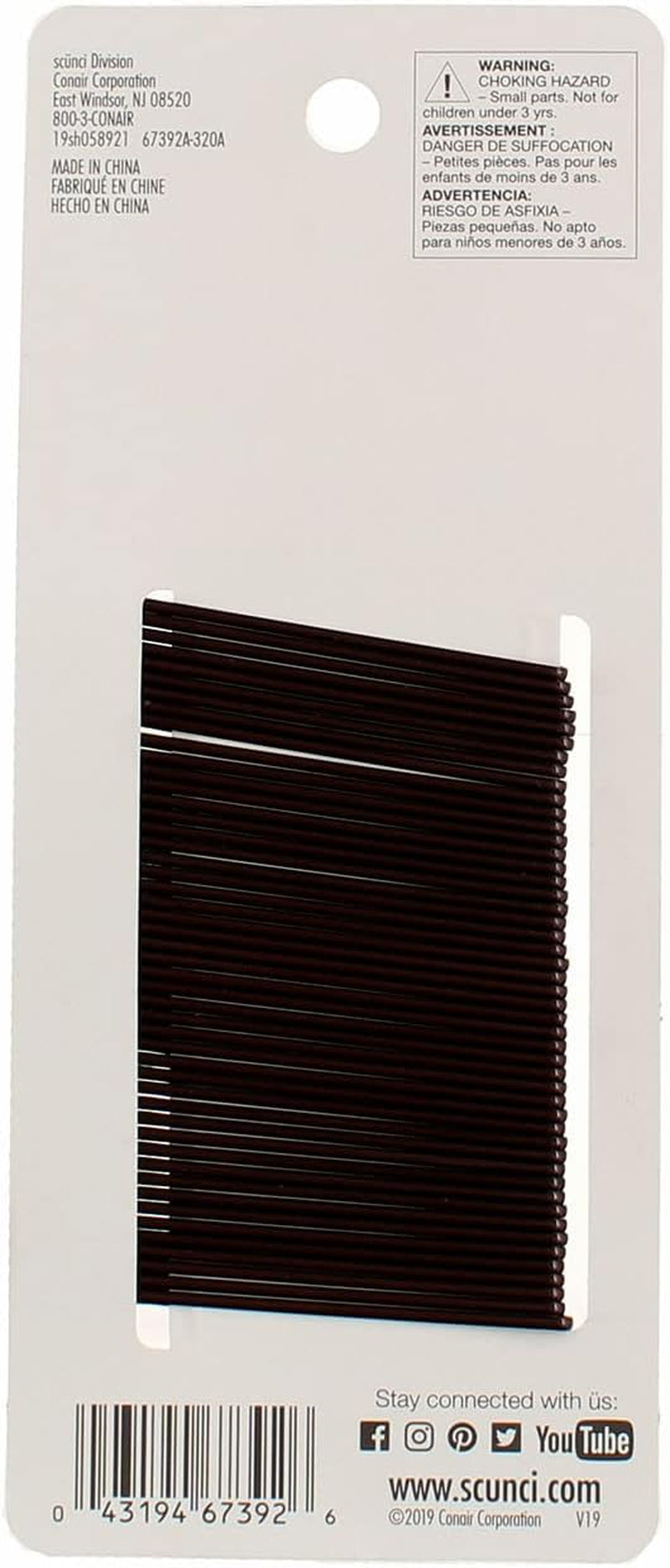 48Pk Bobby Pins Brown,Conair Corporation,6739206A02