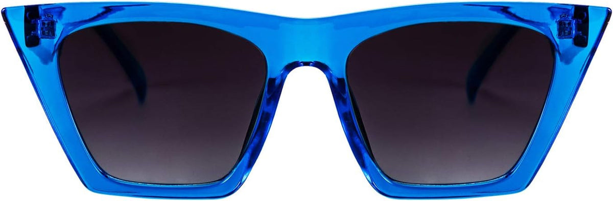 Vintage Square Cat Eye Sunglasses Women Trendy Cateye Sunglasses B2473