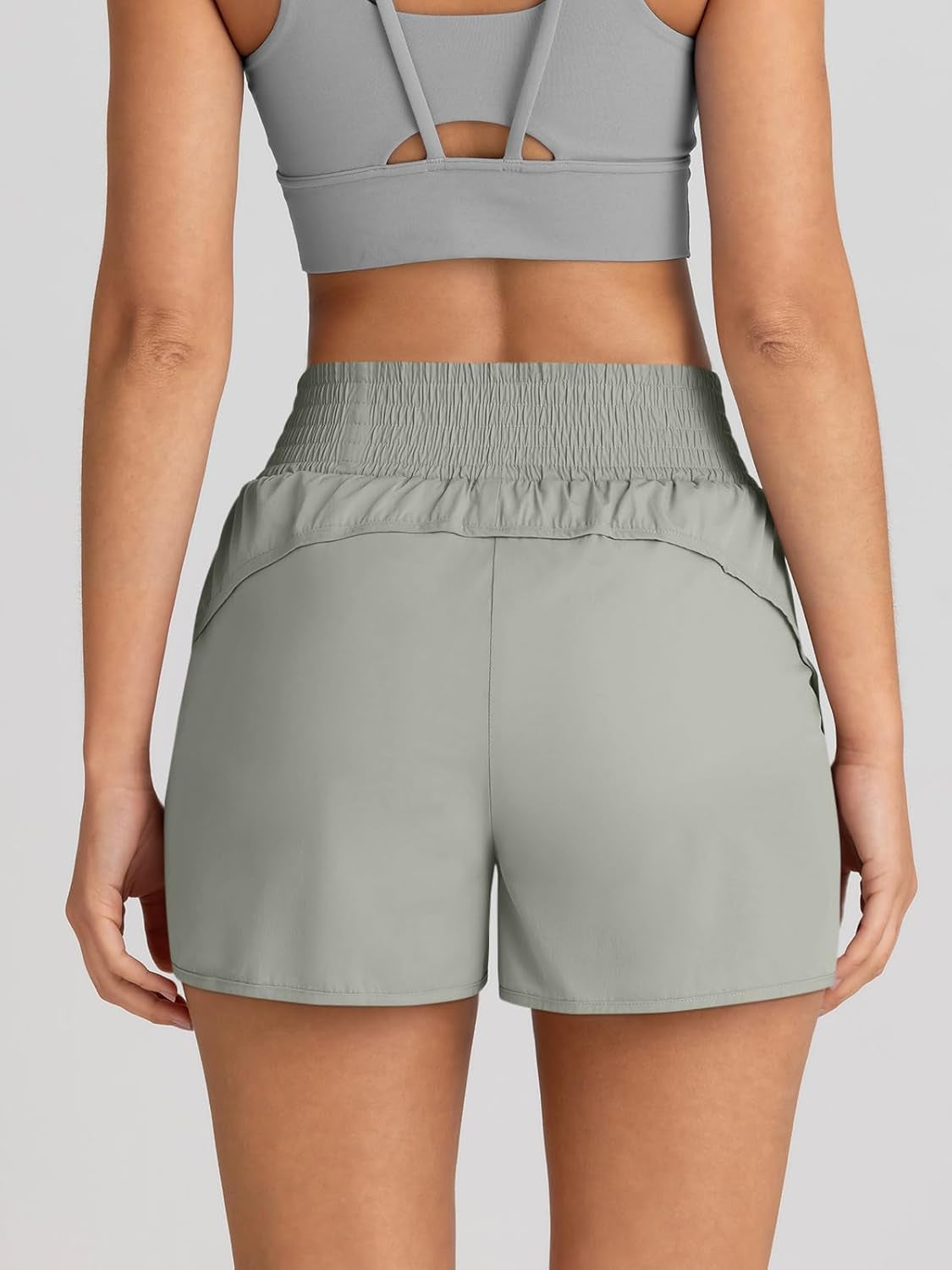 Womens Athletic Shorts High Waisted Running Shorts Gym Workout Shorts Casual Comfy Sport Shorts with Pockets 2025
