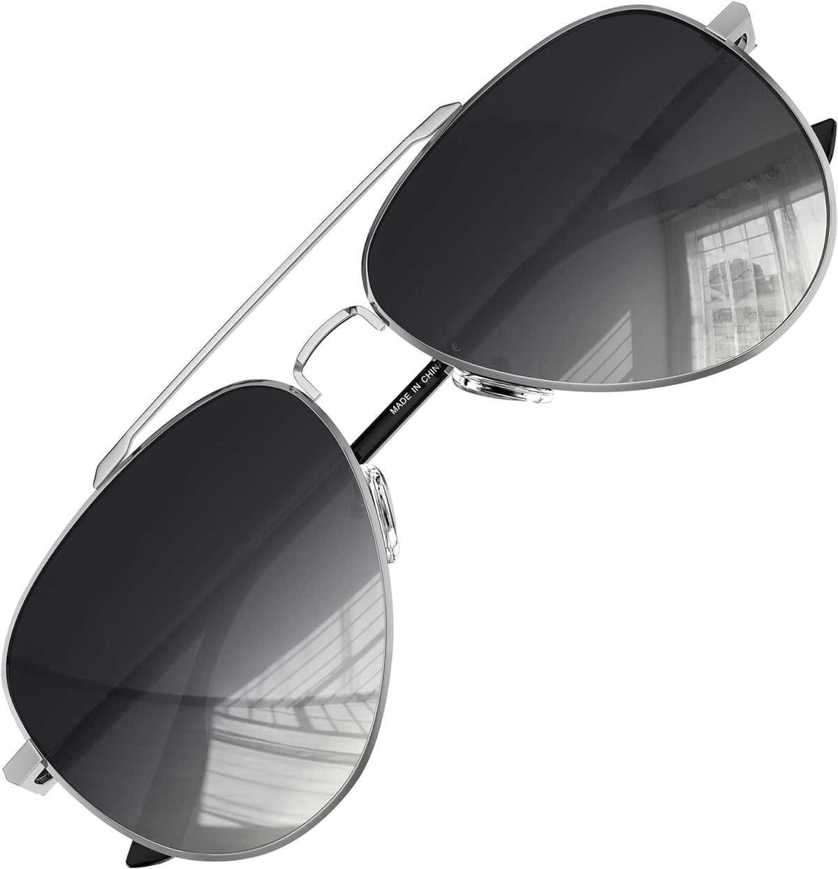 Aviator Sunglasses for Men Women Polarized Driving Classic Shades - UV 400 Protection with Accessories 60MM