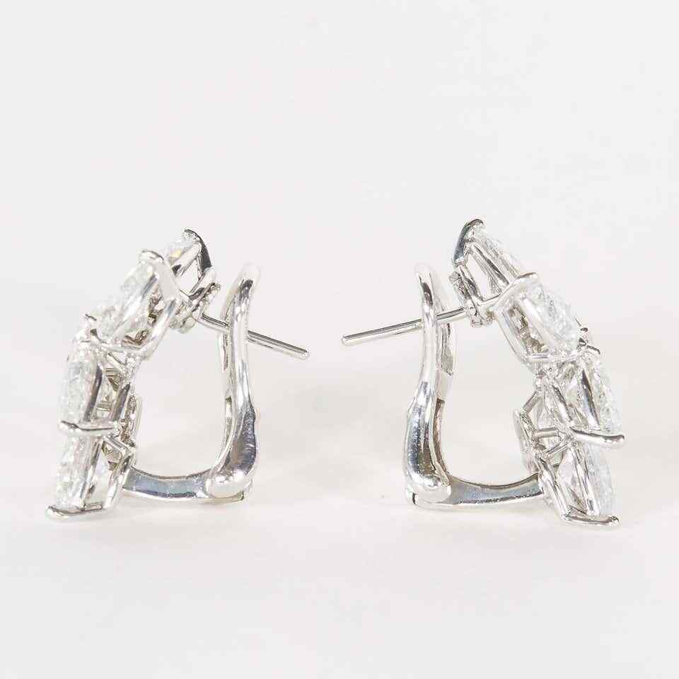 Classic Diamond Cluster Earrings