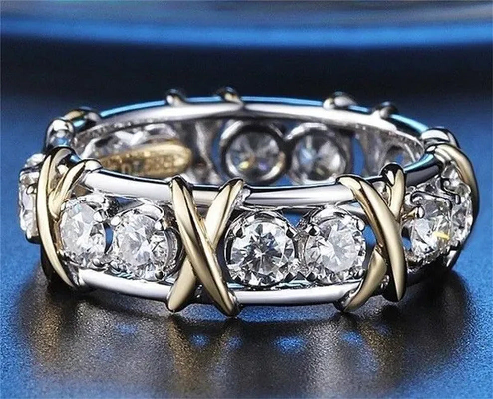 So Sparkling ! 925 Solid Sterling Silver Natural Gemstone White Sapphire Diamond