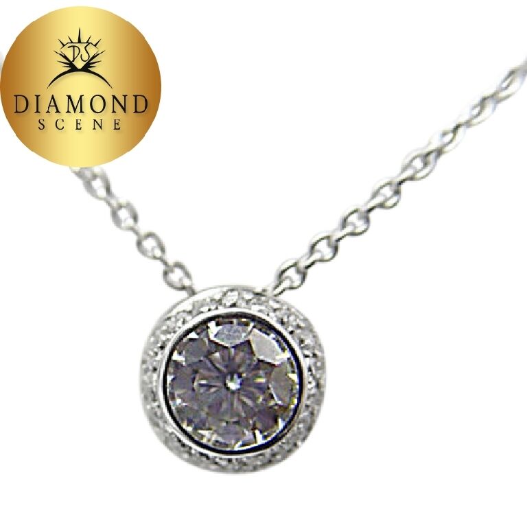 DIAMOND ROUND BRILLIANT SH 1.07 CT PAVE SIDE DIAMOND R