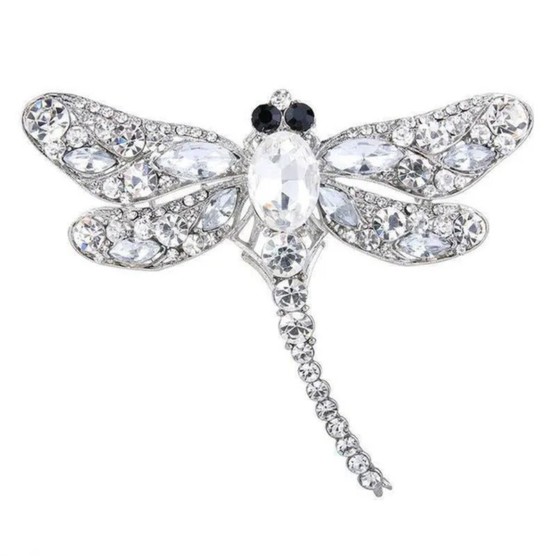 1 PC Women Dragonfly Teardrop Brooch Pin Jewelry for Lady