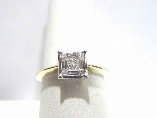 DIAMOND 8 PRINCESS 4 BAGUETTE SHAPE DIAMOND INVISIBLE