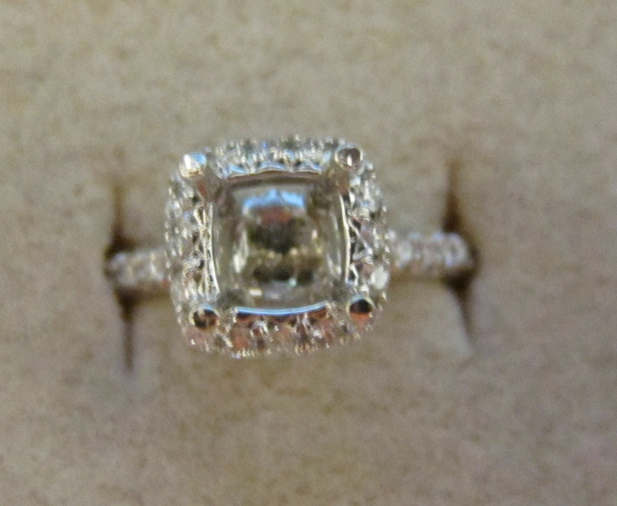DIAMOND HALO SETTING FOR 5.50MM STONE