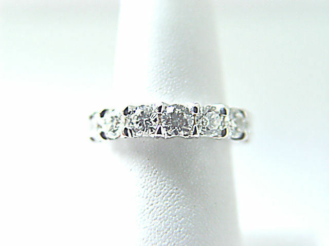 DIAMOND 16 ROUND BR SHAPE U BASKET ETERNITY SET BAND COMMON PRONG SET DIAMOND