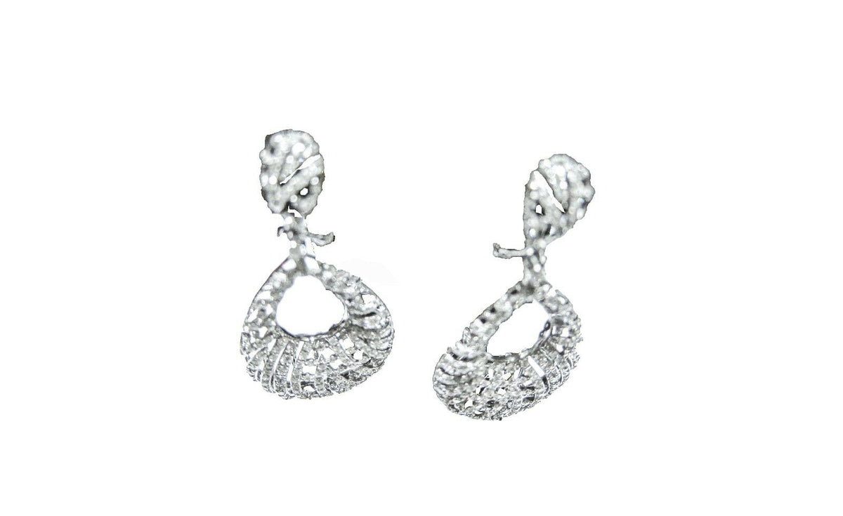 DIAMOND EARRING ROUND BRILLIANT SHAPE SET EARRING