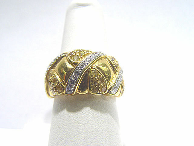 DIAMOND ROUND BRILLIANT SHAPE CITRINE ROUND SHAPE BAND