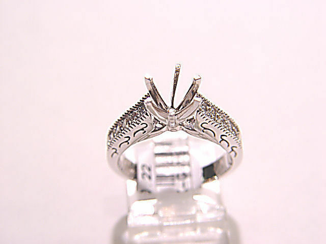 ANTIQUE STYLE SETTING 10 ROUND BRILLIANT SET DIAMOND