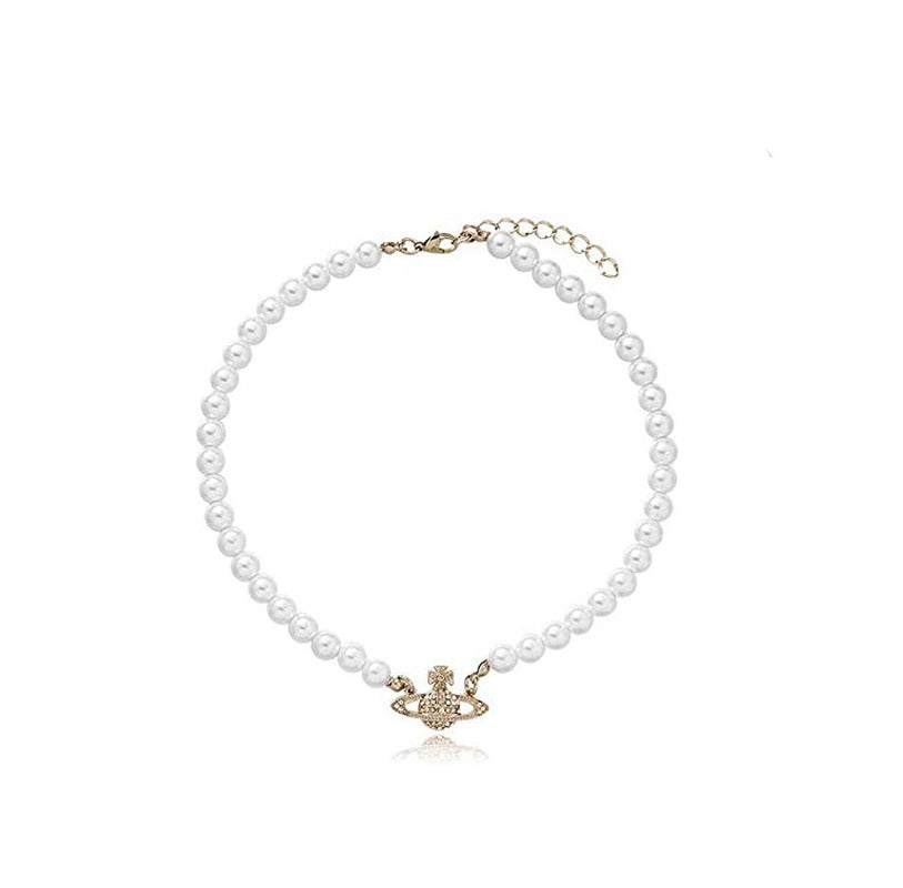 Elegant Temperament Flashing Diamond Pendant Necklace