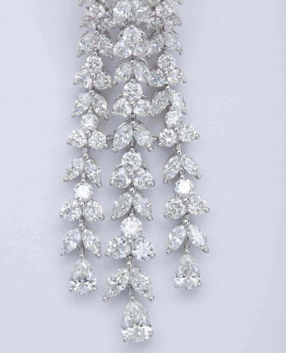 Diamond Dangle Earrings