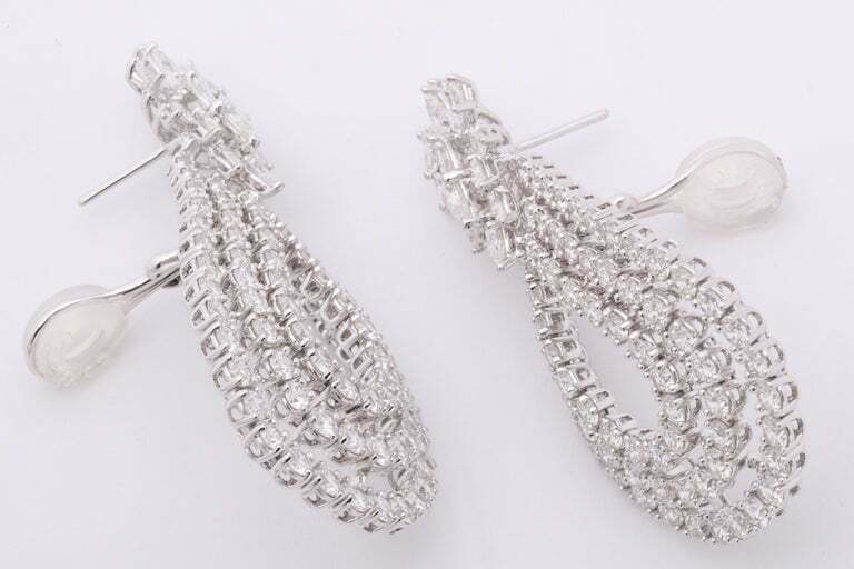 Diamond Drop Earrings