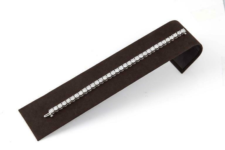 Half a carat Each Diamond Tennis Bracelet