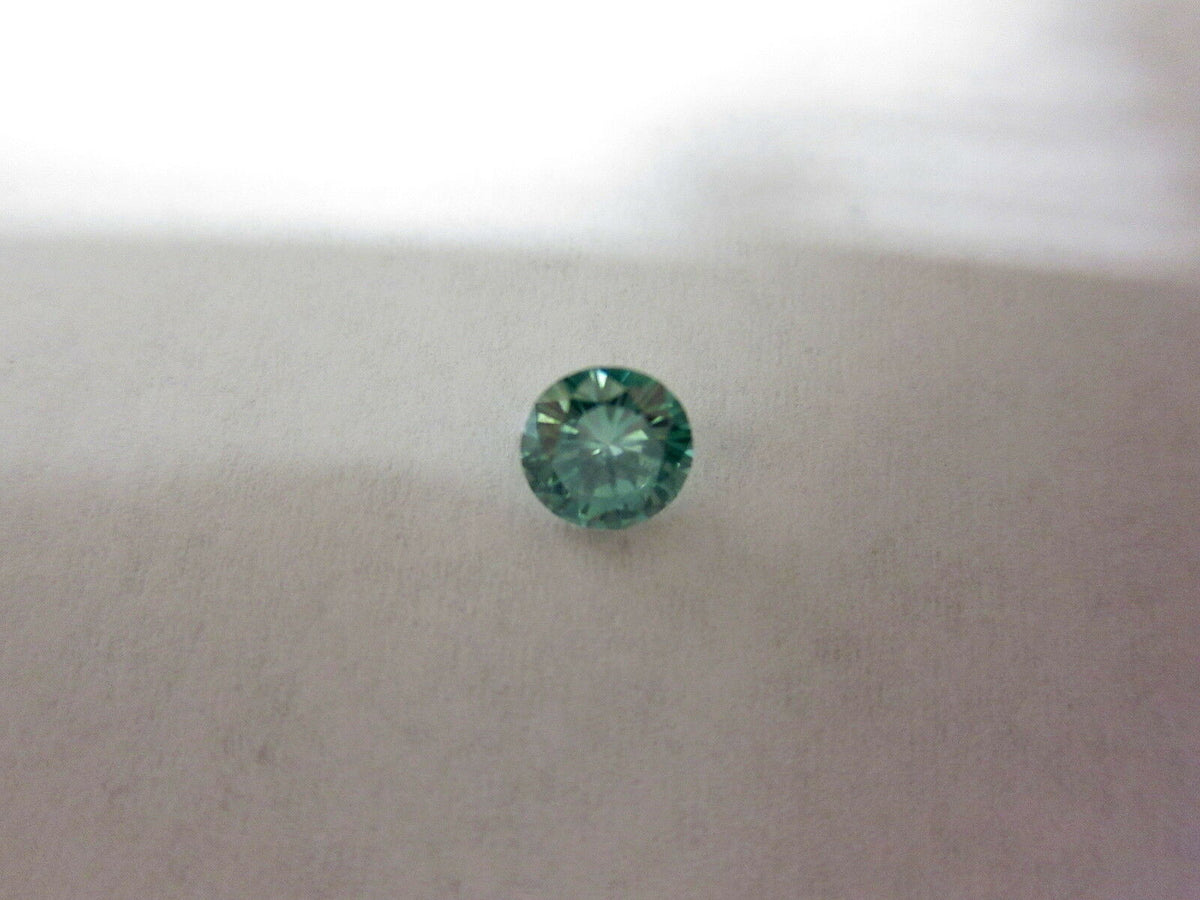 USGA BLUE DIAMOND ROUND BRILLIANT SHAPE LOOSE DIAMOND