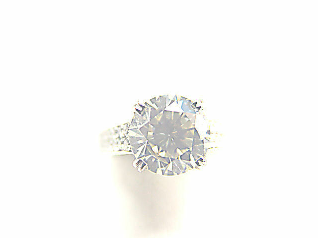 CERTIFIED DIAMOND CENTER 10.09X10.09X6.21MM CLARITY ENHANCED 3.83 CTTW