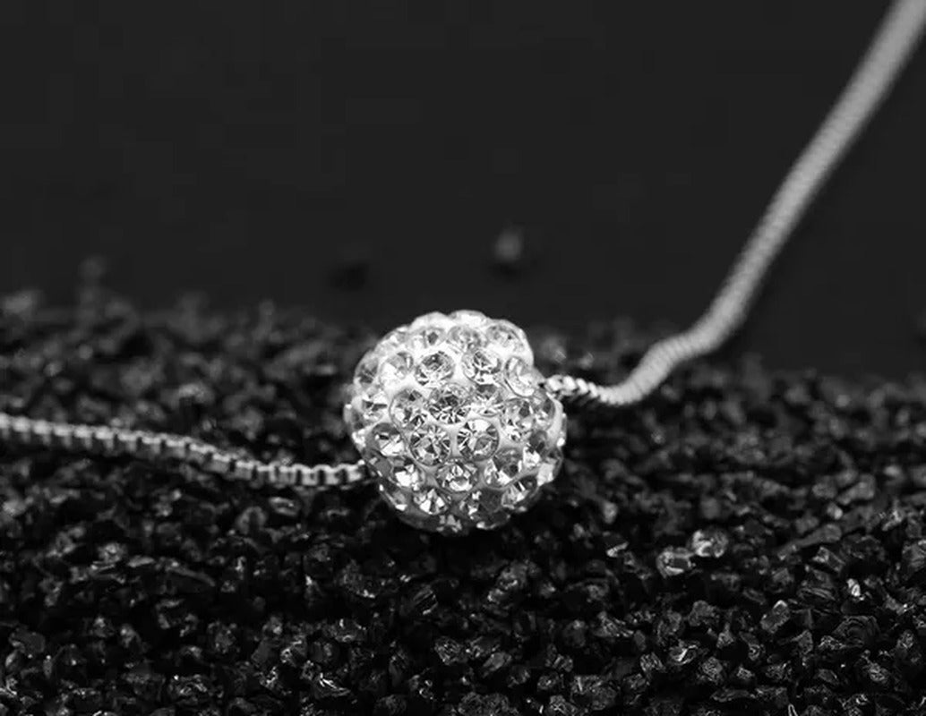 2021 NEW FASHION 1/2 Pcs Fashion Womens Fashion Alloy Ball Pendant Crysta Choker