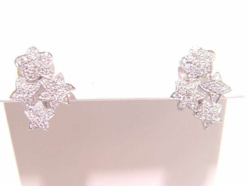 1.10 CT DIAMOND ROUND BRILLIANT SHAPE SHOOTING STAR HUGGIE