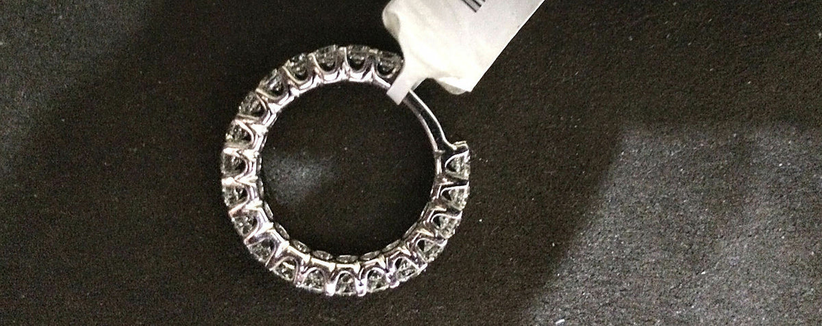 DIAMOND ROUND BRILLIANT SHAPE ETERNITY BAND ADJUSTABLE SIZE IN BACK BAR SET IN