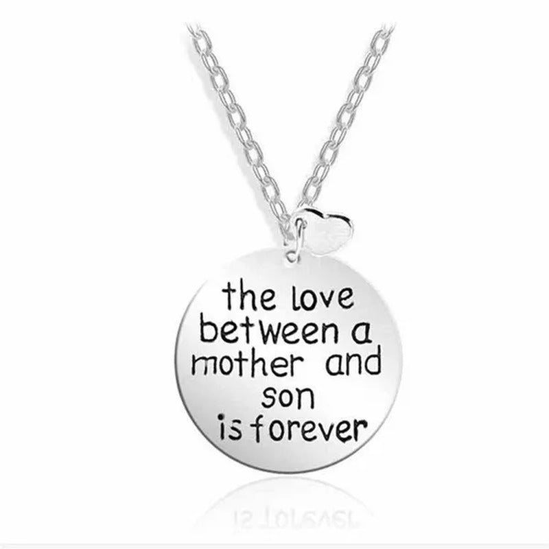 Ladies Fashion round Tag Necklace Holiday Gift Fashion Jewellery