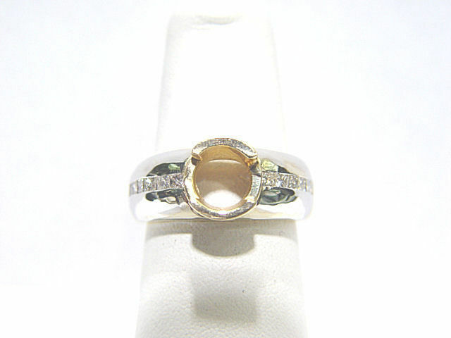 DIAMOND PRINCESS SHAPE CHANNEL SET MENS RING FOR 6.50MM DIAMOND