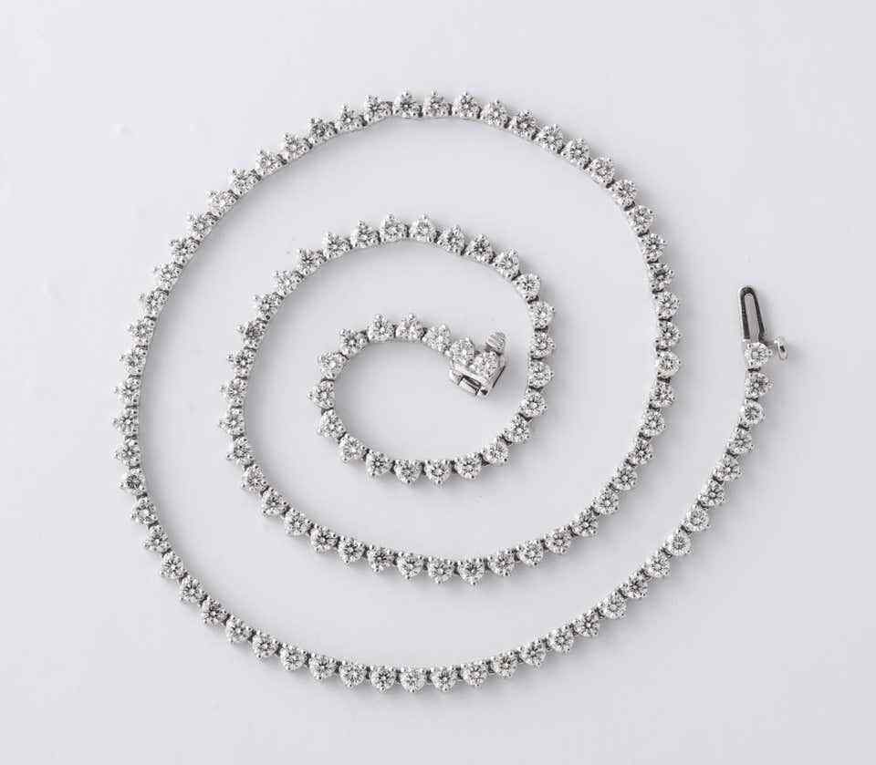 11 Carat Diamond Tennis Necklace