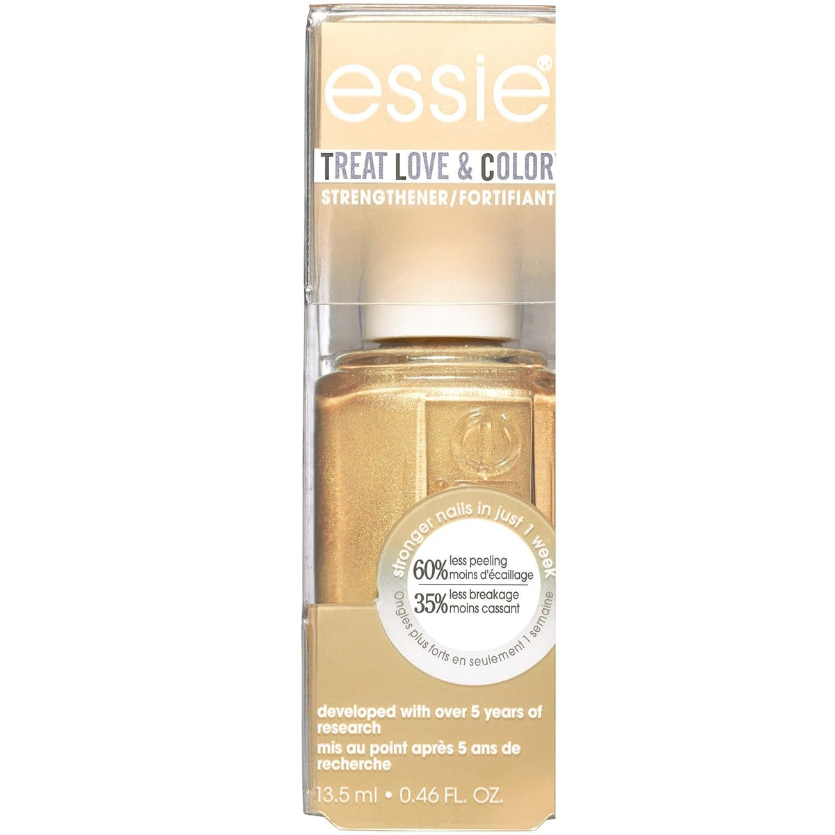 Treat Love & Color Nail Polish For Normal To Dry/Brittle Nails, Got It Golding On, 0.46 fl. oz.