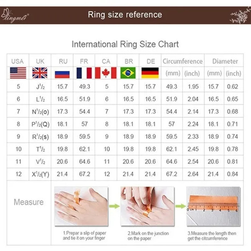 Luxury 925 Sterling Silver Natural Ruby Diamond Ring Bridal Wedding Engagement Fine Jewelry Size 6-10