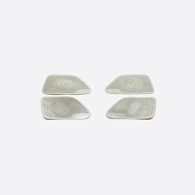 For Mercedes Benz S Class S320 S350 W222 2014 2015 2016 2017 2018 2019 2020 Stainless Steel Car Door Inner Speaker Audio Horn Cover Trim Auto Accessories