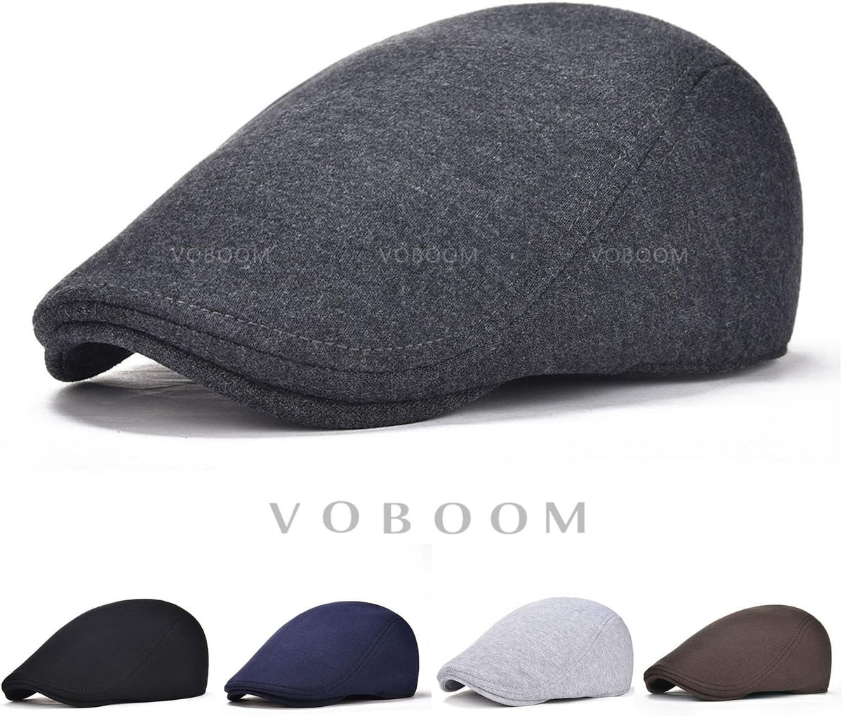 Men'S Cotton Flat Ivy Gatsby Newsboy Driving Hat Cap