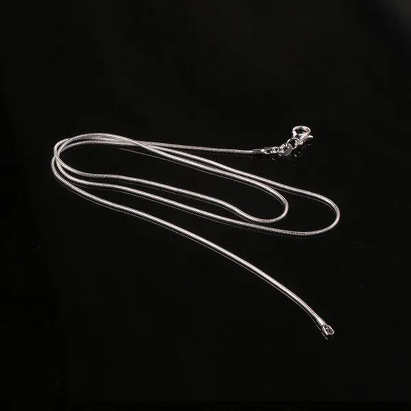 Wholesale Price High Quality 10pcs/lot Snake Chain Necklaces Pendant 925 Sterling Silver Women Men Wedding Engagement Classic Jewelry Fashion Party Gift