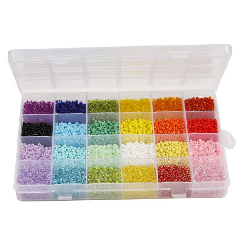 3mm Glass Seed Spacer Beads For DIY Bracelet Necklace Earring Jewelry Making Accessorie Supplies