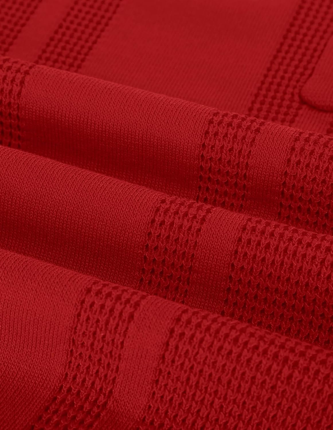 Men'S Knit Polo Shirts Short Sleeve Texture Lightweight Golf Shirts Sweater