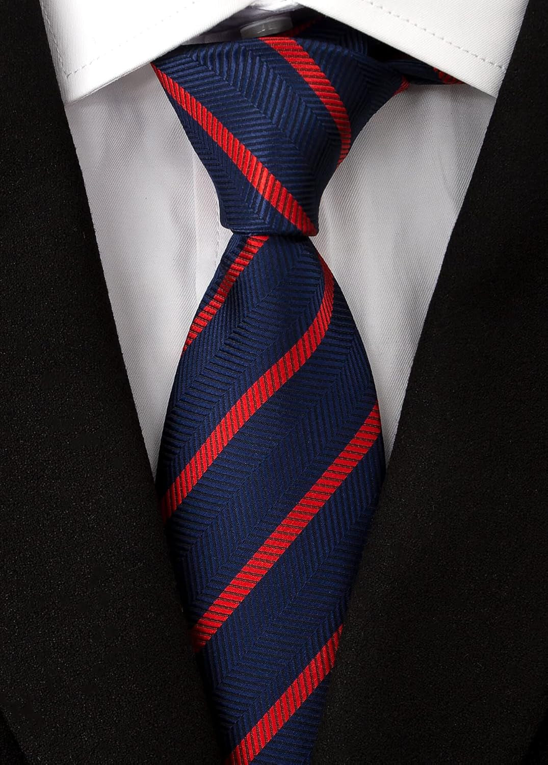 Men'S Necktie Classic Silk Tie Woven Jacquard Neck Ties 6 PCS