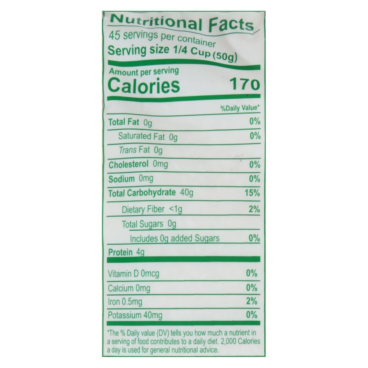 Jasmine Rice, 5 Lbs. Long Grain Naturally Fragrant Enriched Jasmine Rice