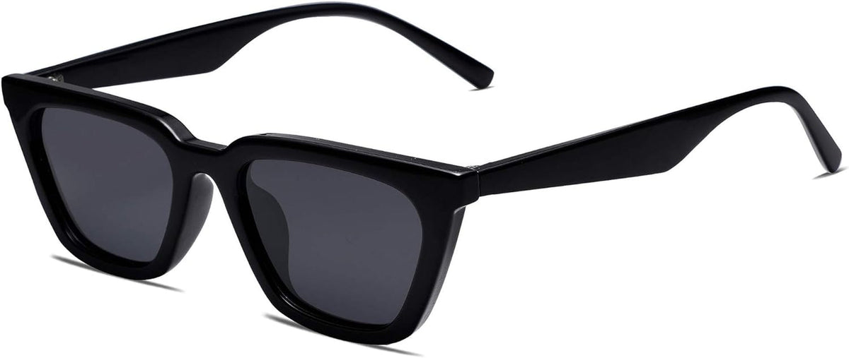 Polarized Narrow Square Cateye Sunglasses for Women Retro Trendy Driving Glasses SJ2169