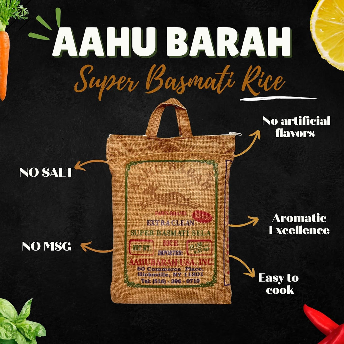 Basmati Sela Rice - Extra-Long Grain for Superior Culinary Delights 10Lb Pack
