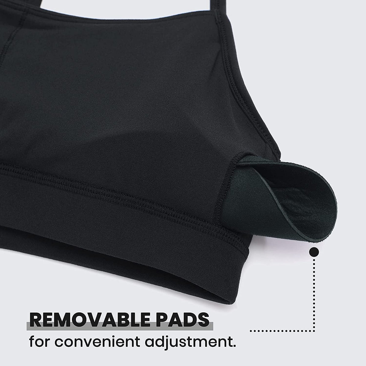 Butterluxe Womens Y Back Sports Bra - Padded Racerback Low Impact Spaghetti Thin Strap Workout Yoga Top
