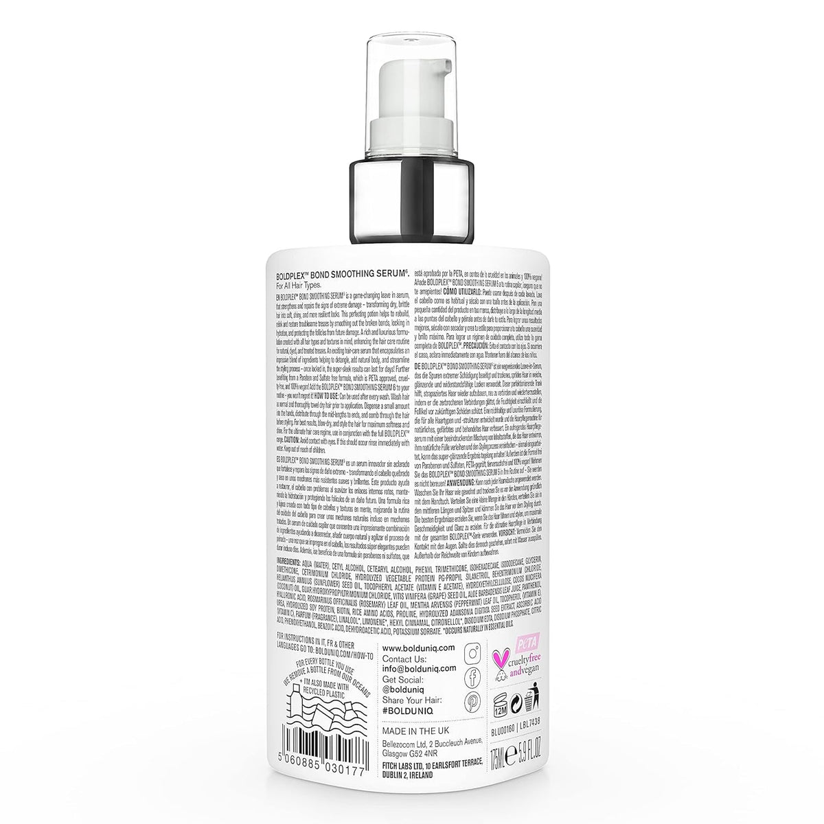 Boldplex 6 Hair Serum - Hydrating Leave in Protein Treatment for Frizzy, Dry, Damaged, Broken, Curly, Straight or Bleached Hair Types - Paraben & Sulfate Free. Cruelty Free, 100% Vegan. 5.9 Fl.Oz