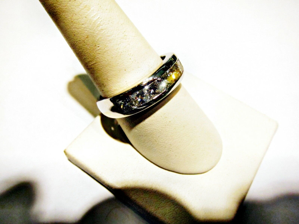 SEVEN PRINCESS DIAMOND CHANNEL SET DIAMOND BAND
