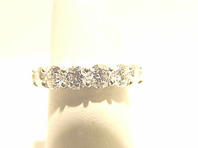 DIAMOND ROUND BR SHAPE ETERNITY BAND COMMON PRONG SET ANNIVERSARY DIAMOND BAND
