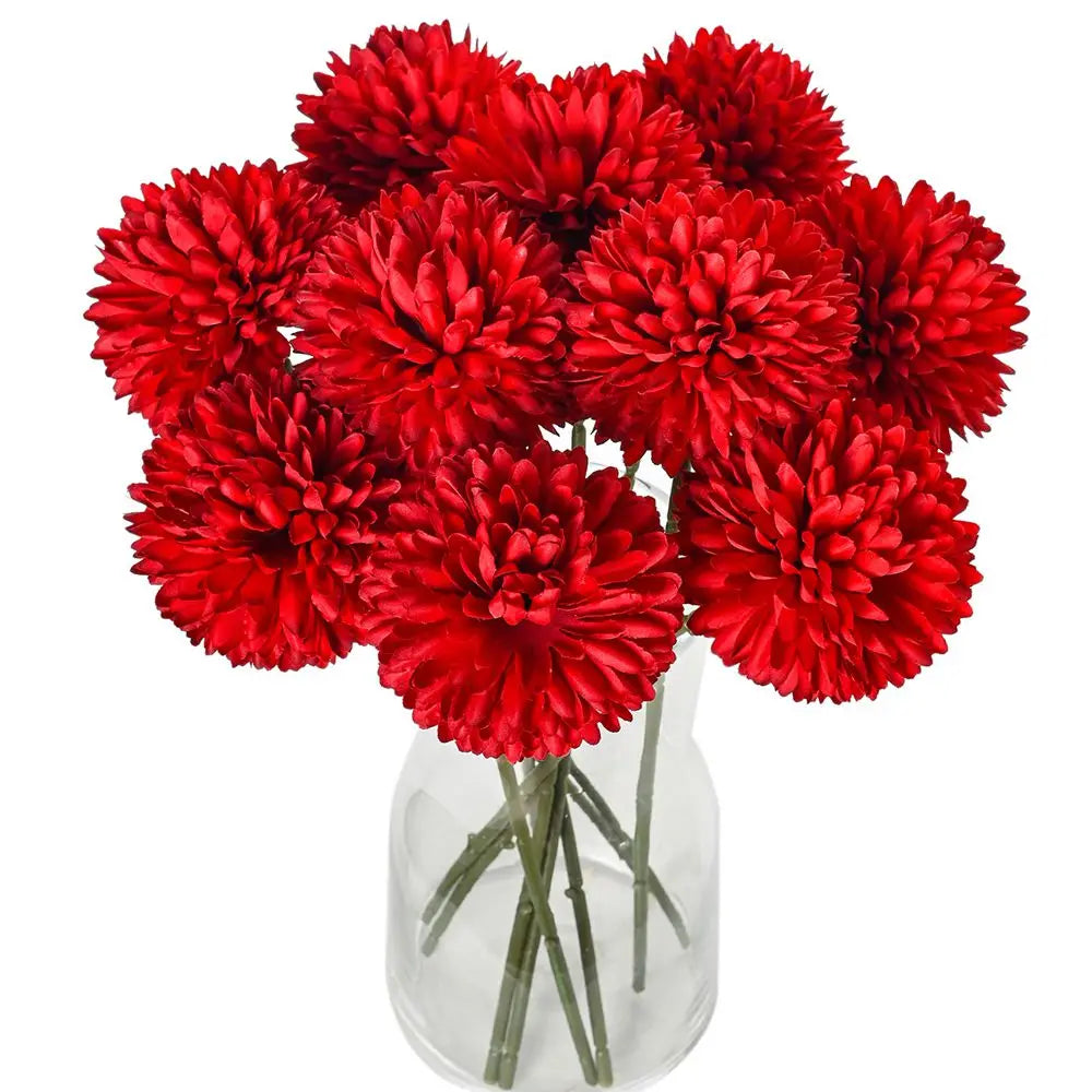 3/5PCS Artificial Flower Silk Dandelion Hydrangea Room Vase Wreaths Wedding Bouquet Bridal Festival Party Yard Accessories Decor